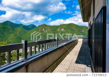 岐阜縣美濃市小倉公園展望台 照片素材 圖片 圖庫