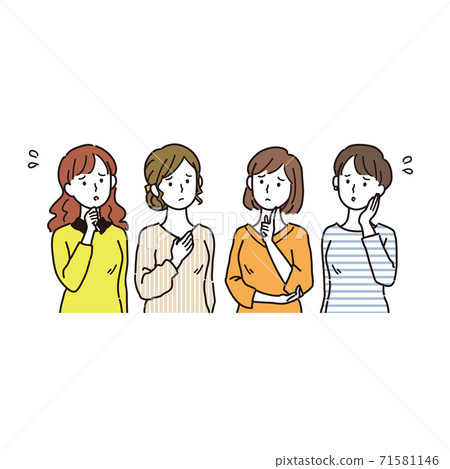 多名婦女擔心 71581146