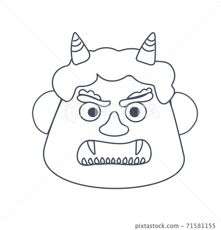 Setsubun Coloring Demon 71581155