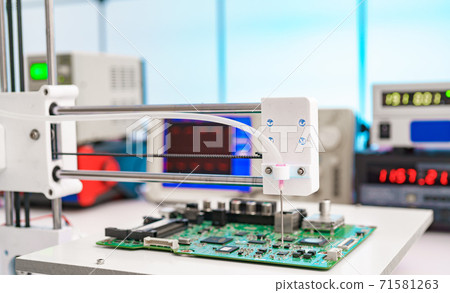 Automated control of printed circuit boards. Control of chip mounting. Automated control of printed circuit boards. Control of chip mounting. 71581263