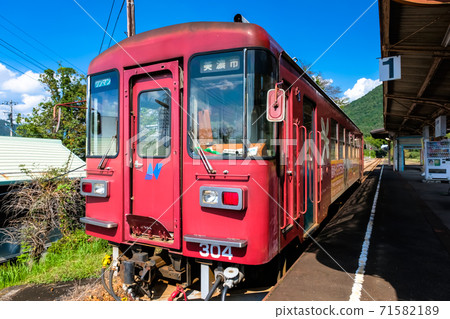 Gifu Prefecture Nagaragawa Railway Minoshi Station vehicle Nagara 300 type 71582189