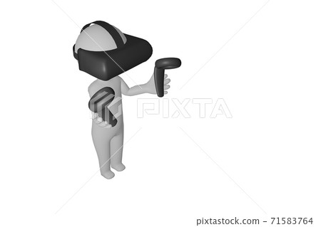 使用VR護目鏡的人 使用VR護目鏡的人 71583764