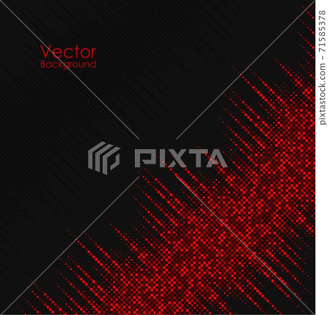 Vector abstract background with the red dots-插圖素材 [71585378] - PIXTA圖庫