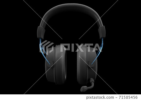 3D rendering of gaming headphones with microphone for cloud gaming and streaming 71585456