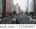 A bird's-eye view of Hiroshima Hatchobori, where trams run 71585667