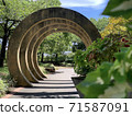 [Yokohama] Yamashita Park in fine weather and its surroundings [No people] 71587091