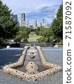 [Yokohama] Yamashita Park in fine weather and its surroundings [No people] 71587092