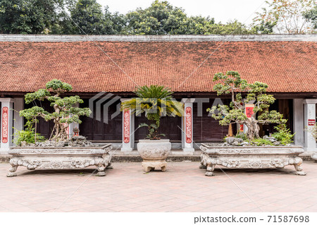 Temple of Literature in Hanoi, Vietnam 71587698