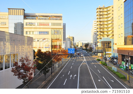 Fujisawa Cityscape Buildings near the Tsujido North Exit Odori intersection 71591510