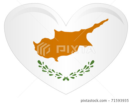 Flag of Cyprus officially the Republic of Cyprus is island country in the Eastern Mediterranean Sea. 71593935