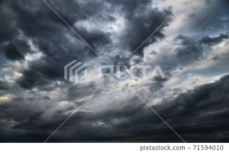 beautiful dark dramatic sky with stormy clouds beautiful dark dramatic sky with stormy clouds 71594010