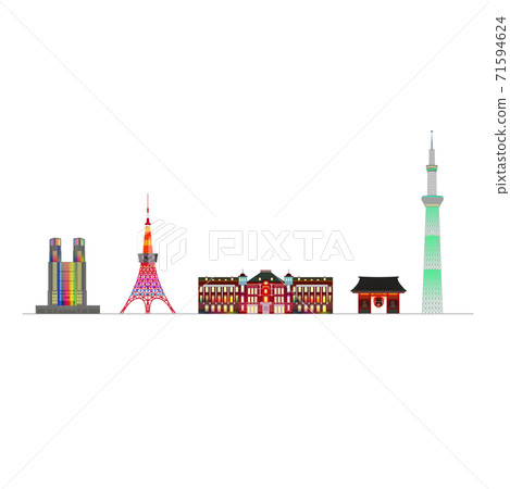 東京著名景點(聖誕節彩燈) 東京著名景點(聖誕節彩燈) 71594624