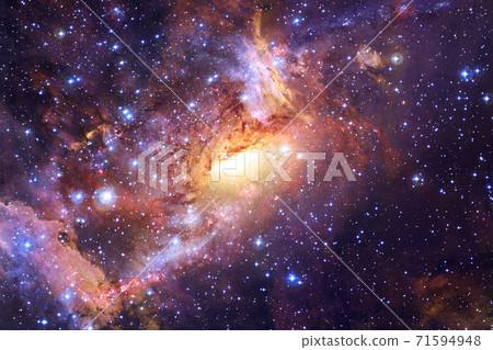 Cluster of stars. Nebula. Elements of this image furnished by NASA Cluster of stars. Nebula. Elements of this image furnished by NASA 71594948