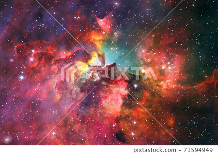 Nebula, cluster of stars in deep space. Elements of this image furnished by NASA Nebula, cluster of stars in deep space. Elements of this image furnished by NASA 71594949