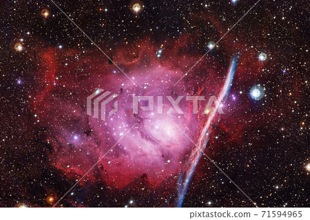 Nebula, cluster of stars in deep space. Elements of this image furnished by NASA Nebula, cluster of stars in deep space. Elements of this image furnished by NASA 71594965