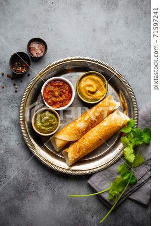 Traditional Indian Dosa Traditional Indian Dosa 71597241