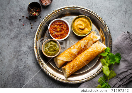 Traditional Indian Dosa Traditional Indian Dosa 71597242