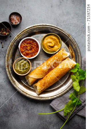 Traditional Indian Dosa Traditional Indian Dosa 71597254