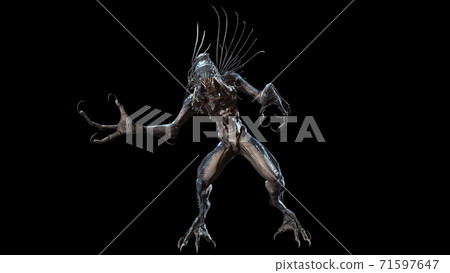 Demon mythical monster 3d render Demon mythical monster 3d render 71597647