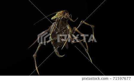 the evil bug 3d render 71597677