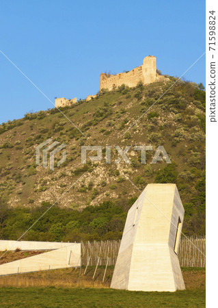 Archeopark Pavlov with Devicky ruins in Palava region, Southern Moravia, Czech Republic Archeopark Pavlov with Devicky ruins in Palava region, Southern Moravia, Czech Republic 71598824
