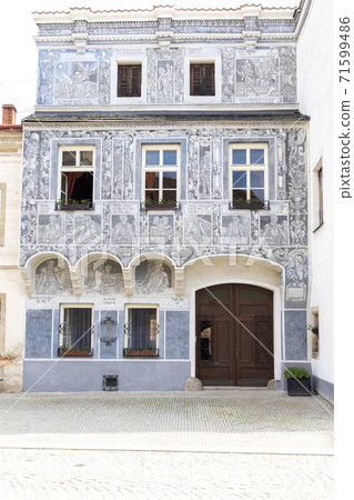 Olad town Slavonice in Czech Republic Olad town Slavonice in Czech Republic 71599486