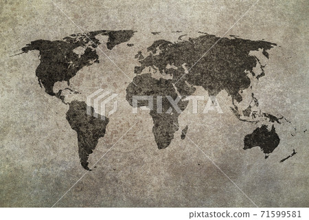 grunge map of the world grunge map of the world 71599581