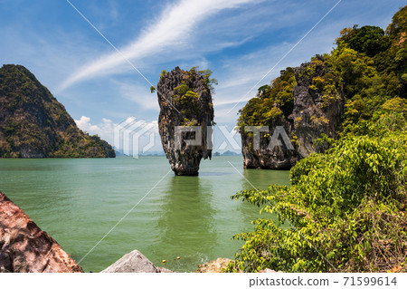 James Bond Island in summer, Phang Nga 71599614