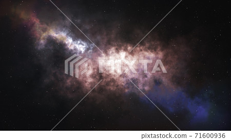 Abstract generated starry sky. Luminous stellar nebula Abstract generated starry sky. Luminous stellar nebula 71600936