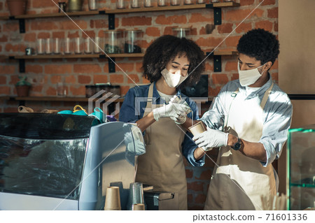 New employee, training and work during covid-19 pandemic New employee, training and work during covid-19 pandemic 71601336