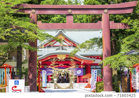 宮城縣ata田五國神社的風景 71603425