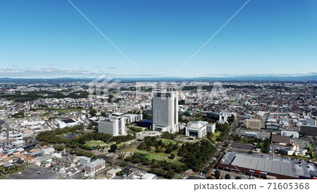 Ibaraki Prefectural Office Main Building / Ibaraki Prefectural Assembly Building (Aerial view by drone) Ibaraki Prefectural Office Main Building / Ibaraki Prefectural Assembly Building (Aerial view by drone) 71605368