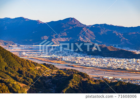 (Shizuoka Prefecture) Cityscape of Shizuoka City Morning 71608006