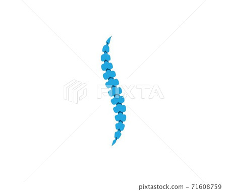 Spine diagnostics symbol logo template 71608759