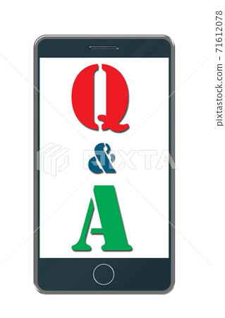 Q & A image of smartphone Q & A image of smartphone 71612078