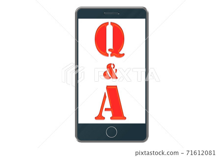 Q & A image of smartphone Q & A image of smartphone 71612081