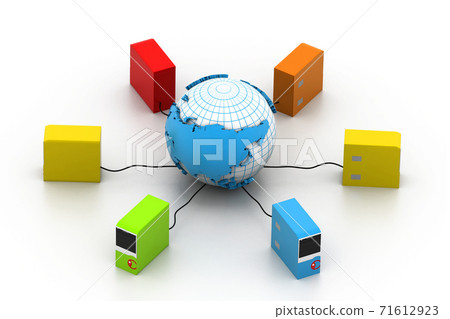 Global computer network Global computer network 71612923