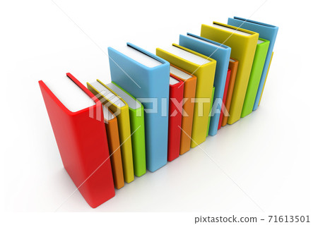 Colorful books. 71613501