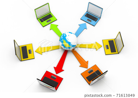 Global computer network. Global computer network. 71613849