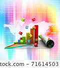 Business graph 71614503
