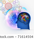 Intelligence concept in abstract design 71614504
