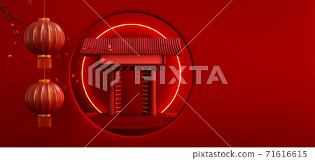 Chinese New Year festival background concept. Chinese New Year festival background concept. 71616615