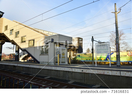 拍攝北海道Tom小牧市JR沼之ata站的風景 拍攝北海道Tom小牧市JR沼之ata站的風景 71616831
