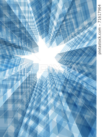 Image of a building town where the sky looking up is in the shape of a star No flare Vector illustration Vertical Image of a building town where the sky looking up is in the shape of a star No flare Vector illustration Vertical 71617964