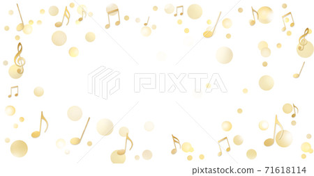 Background of images of music and light 71618114