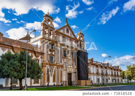 Palacio de la Merced in Cordoba Plaza de Colon, Andalusia, Cordoba, Spain. Palacio de la Merced in Cordoba Plaza de Colon, Andalusia, Cordoba, Spain. 71618528