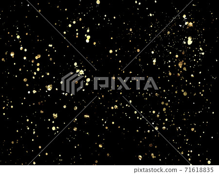Ink golden blots Grunge urban background.Texture Vector. Dust overlay distress grain. Gold paint splatter , dirty,poster for your design. Ink golden blots Grunge urban background.Texture Vector. Dust overlay distress grain. Gold paint splatter , dirty,poster for your design. 71618835