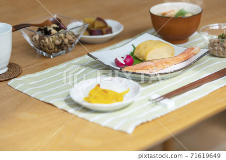 Breakfast on the table 71619649