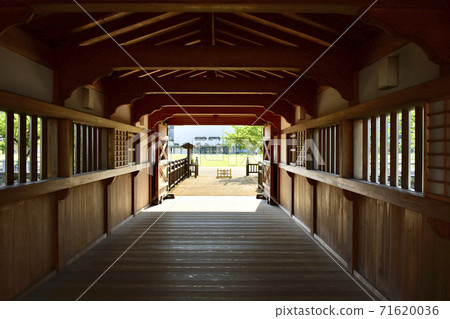 Fukui Castle Ruins, Fukui City, Fukui Prefecture Corridor Bridge 71620036