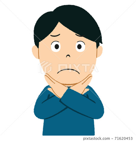 Illustration of a man posing no good Illustration of a man posing no good 71620453